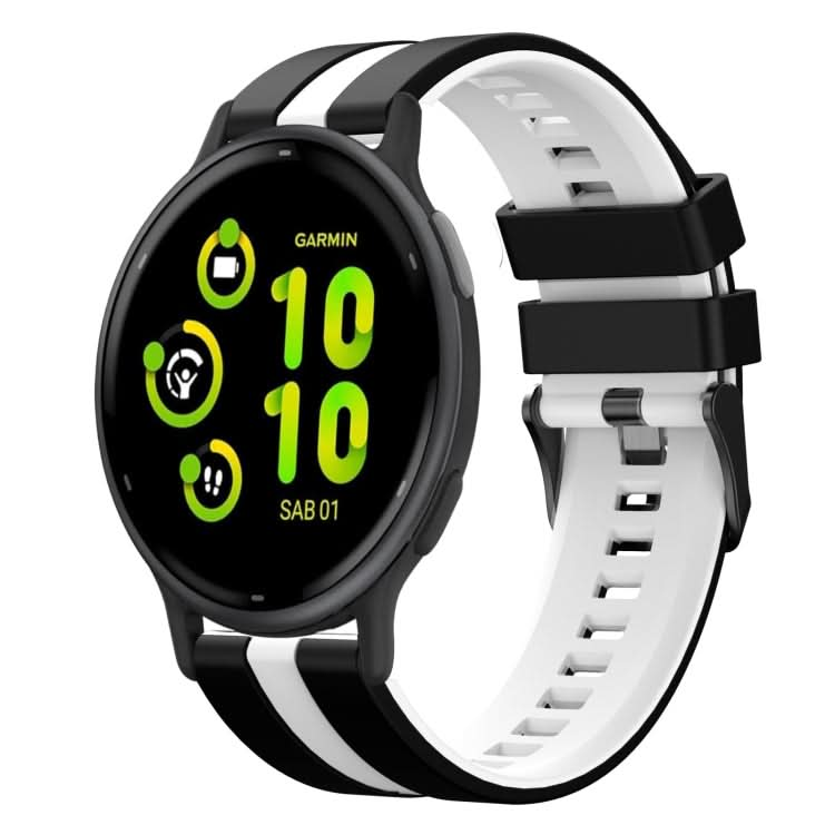 20mm Two Color Sports Silicone Watch Band, Series 7