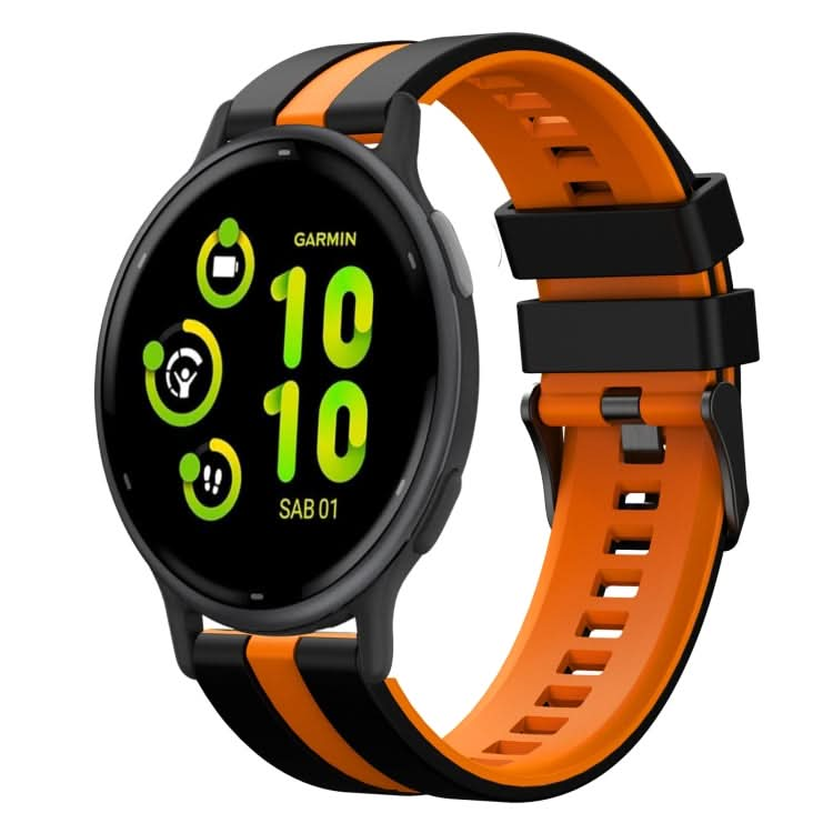 20mm Two Color Sports Silicone Watch Band, Series 7