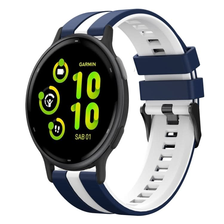 20mm Two Color Sports Silicone Watch Band, Series 7-Reluova