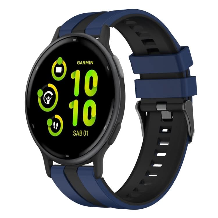 20mm Two Color Sports Silicone Watch Band, Series 7