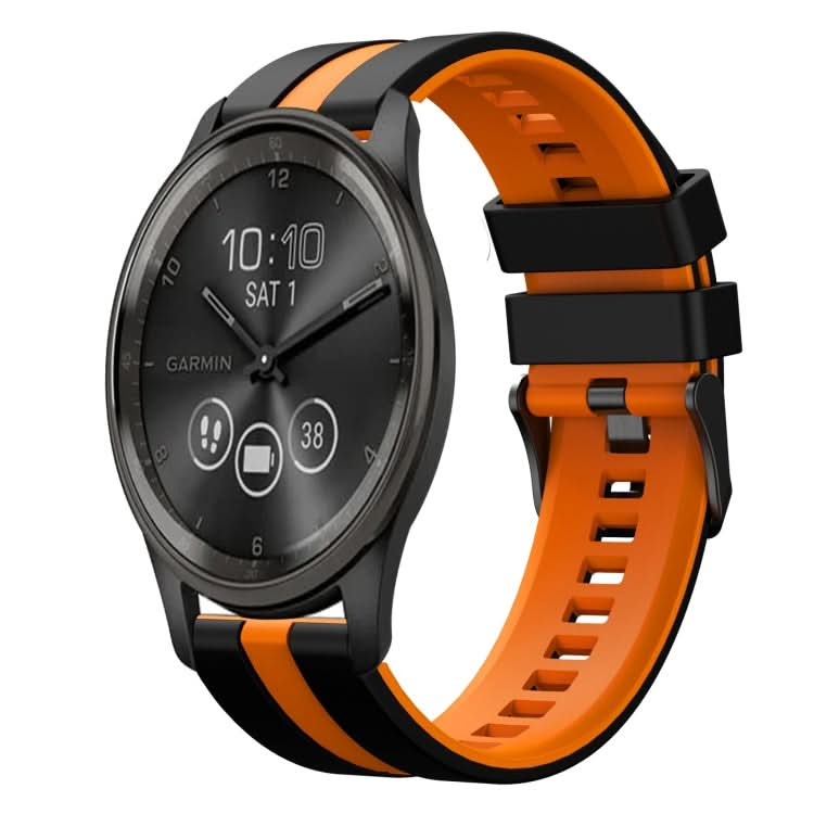 20mm Two Color Sports Silicone Watch Band, Series 7