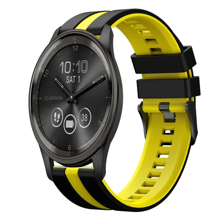 20mm Two Color Sports Silicone Watch Band, Series 7