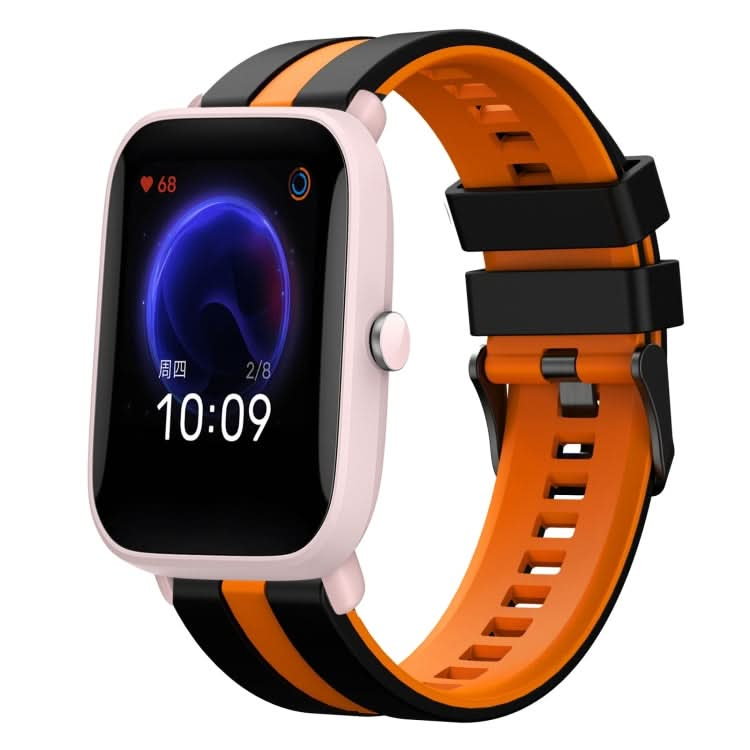 20mm Two-Color Sports Silicone Watch Band, Series 6