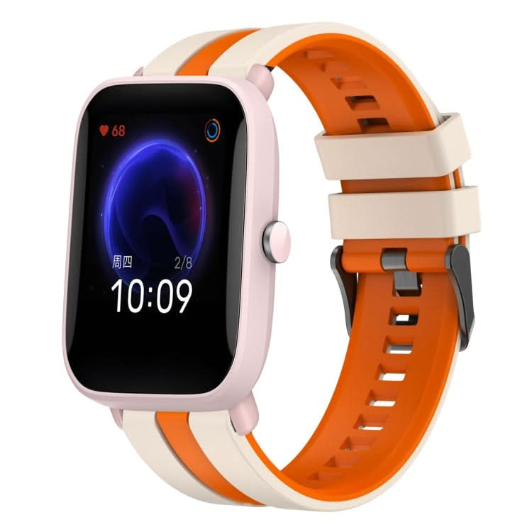 20mm Two-Color Sports Silicone Watch Band, Series 6