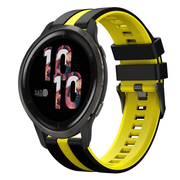 22mm Two Color Sports Silicone Watch Band, Series 3