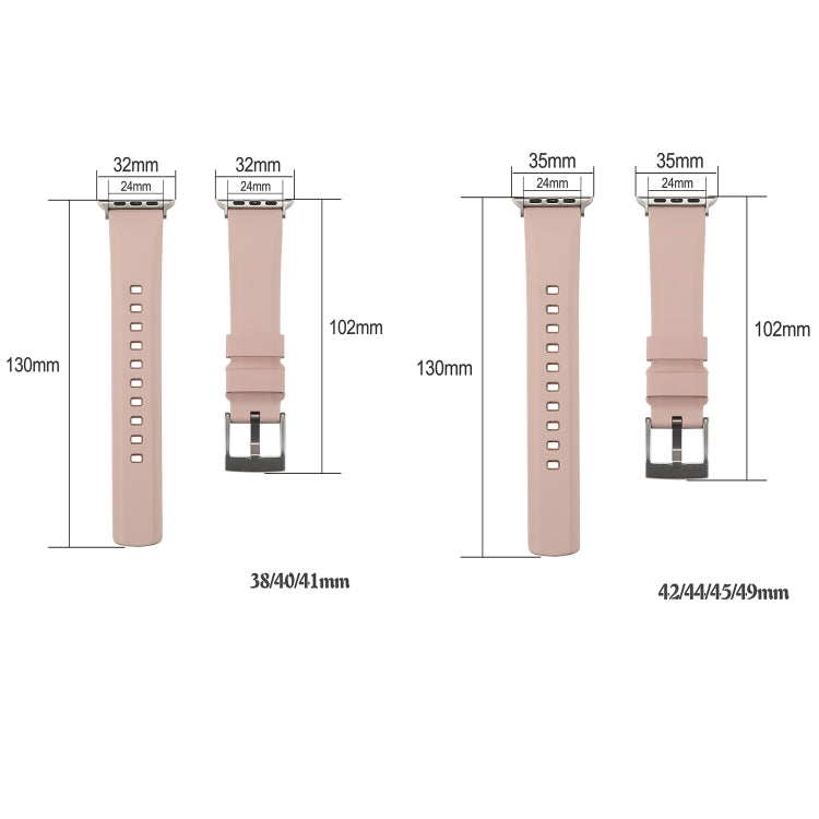 Two-Color Silicone Watch Band, Series 7