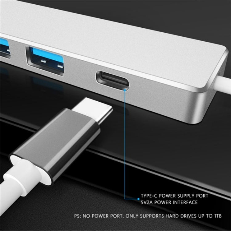 ADS-301A USB 3.0 to Type-C + USB 3.0 / 2.0 4-Ports Hub Laptop Expander My Store