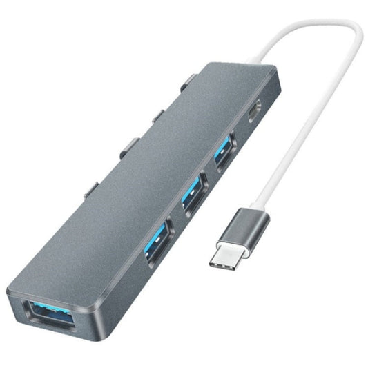 ADS-301C USB-C / Type-C to USB-C + USB 3.0 + 3 x USB 2.0 Expander HUB My Store