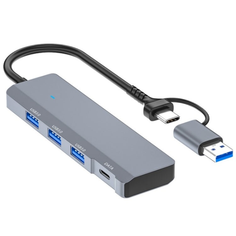 ADS-309D USB / Type-C to 3  x USB 3.0 + Type-C Data Port Expansion Hub Adapter