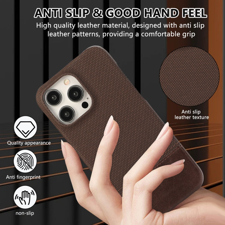 Stitching Cloth PU Shockproof Phone Case, Series 3