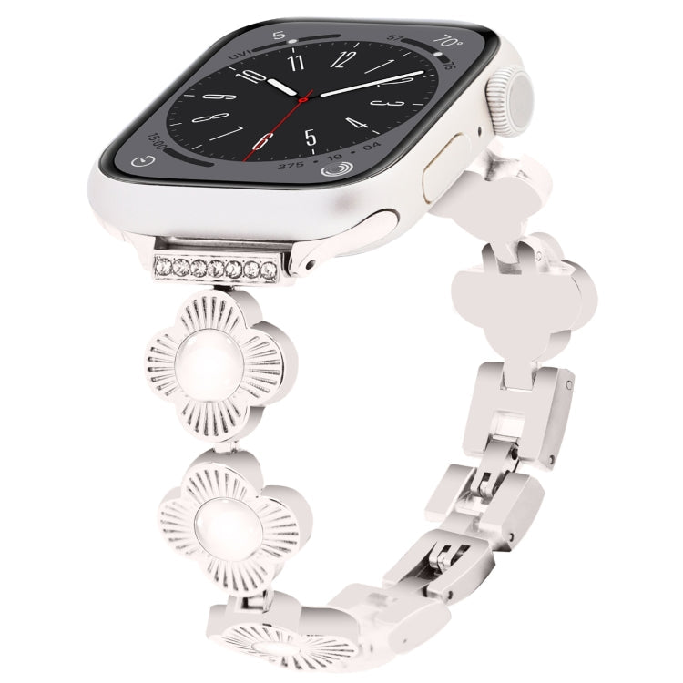 Four Leaf Clover Quick-Release Metal Chain Watch Band, Series 3 My Store