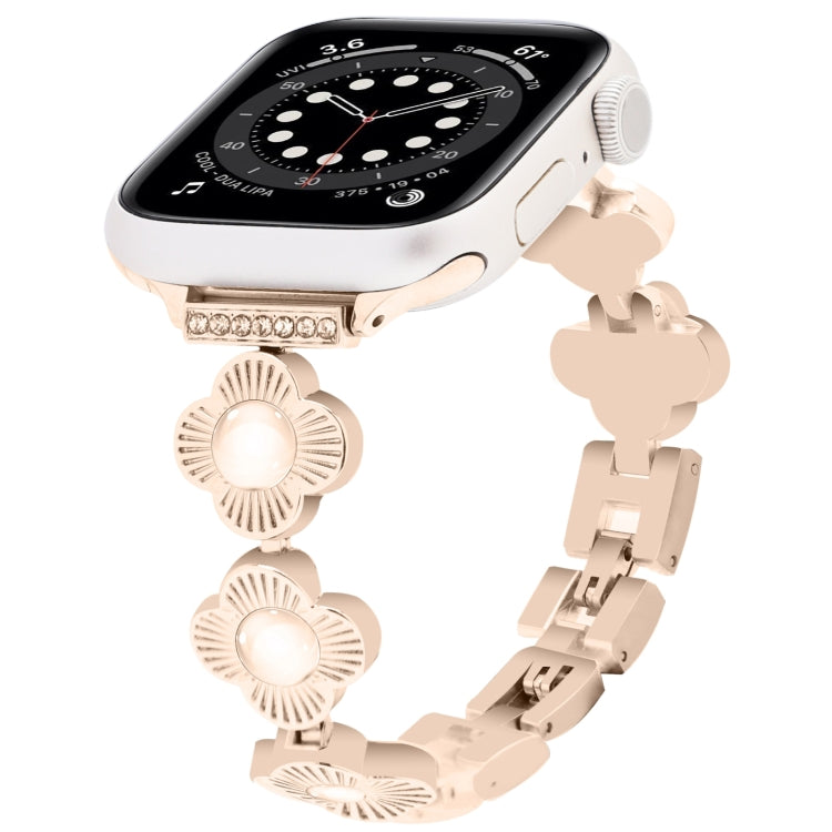 Four Leaf Clover Quick-Release Metal Chain Watch Band, Series 3 My Store