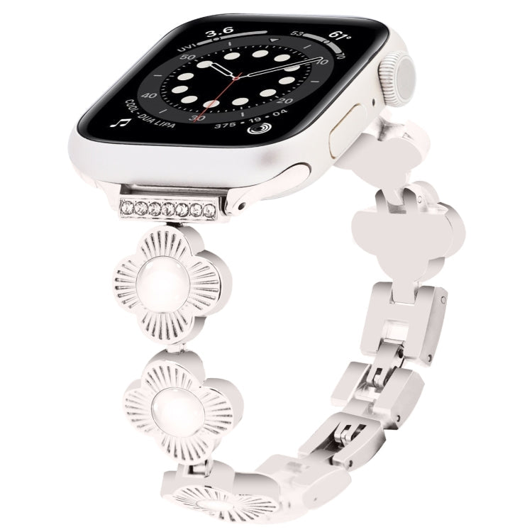 Four Leaf Clover Quick-Release Metal Chain Watch Band, Series 3 My Store