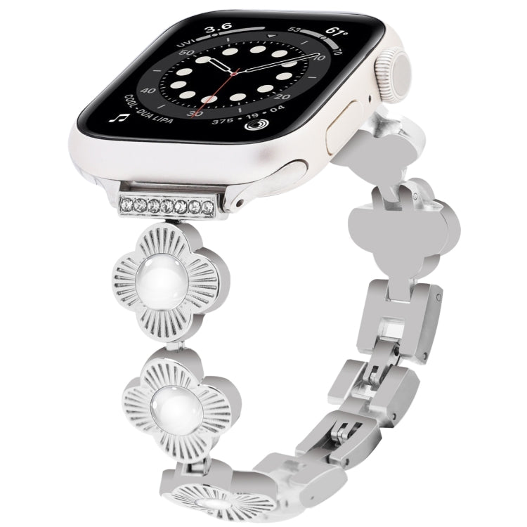 Four Leaf Clover Quick-Release Metal Chain Watch Band, Series 3 My Store