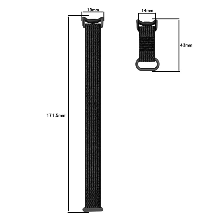 Loop Nylon Hook and Loop Fastener Watch Band