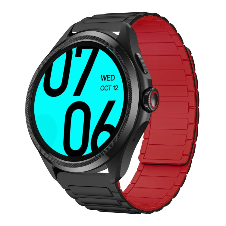 22mm I-shaped Magnetic Silicone Watch Band, Series 1