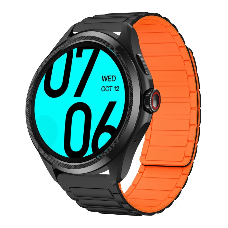 22mm I-shaped Magnetic Silicone Watch Band, Series 1