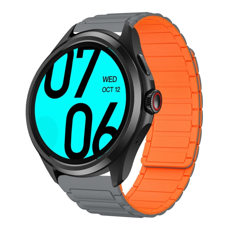 22mm I-shaped Magnetic Silicone Watch Band, Series 1