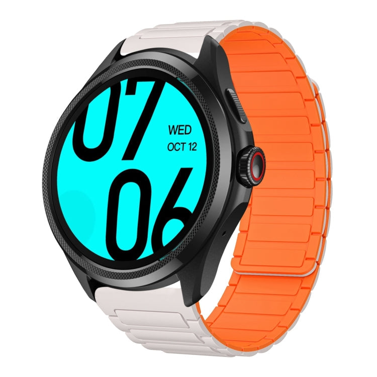 22mm I-shaped Magnetic Silicone Watch Band, Series 1