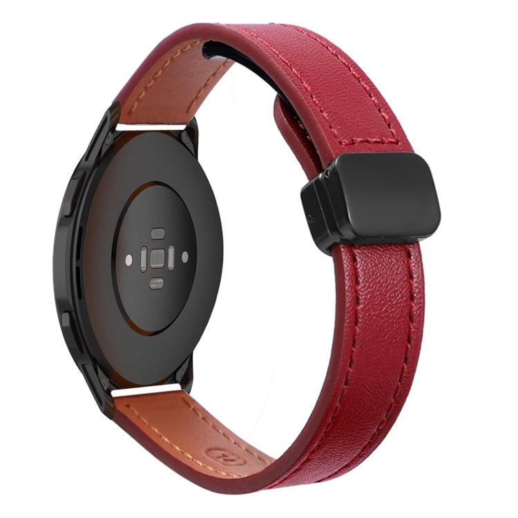 22mm Slim Magnetic Buckle Microfiber Leather Watch Band, Series 5-Reluova