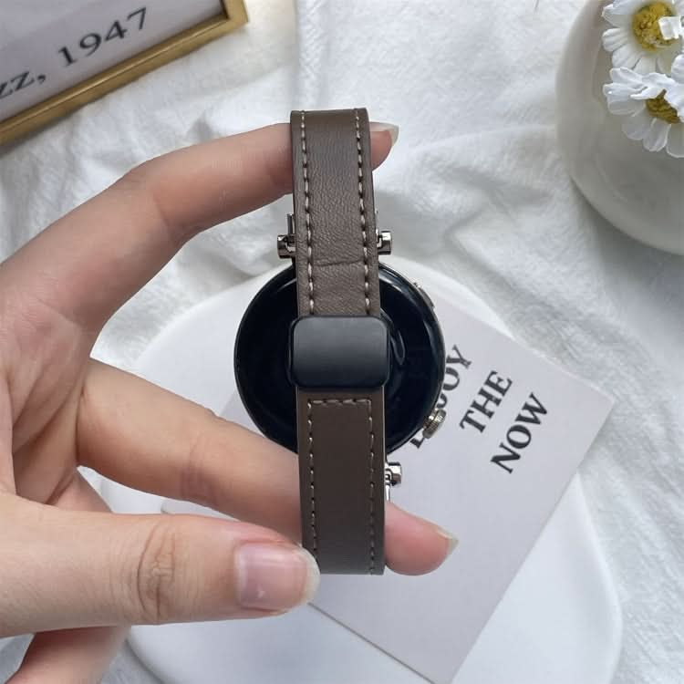 Small Waist 22mm Magnetic Microfiber Leather Watch Band, Series 1