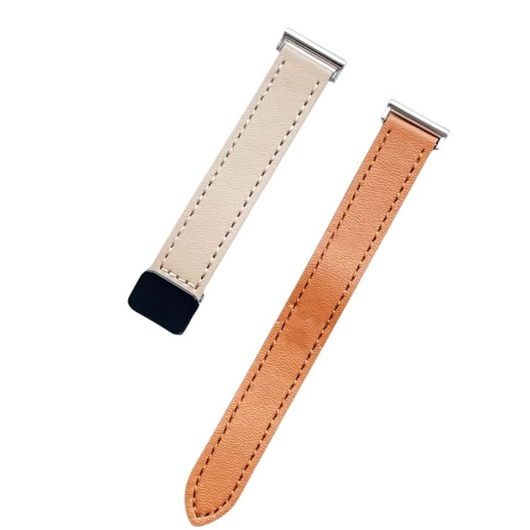 22mm Slim Magnetic Buckle Microfiber Leather Watch Band, Series 1-Reluova