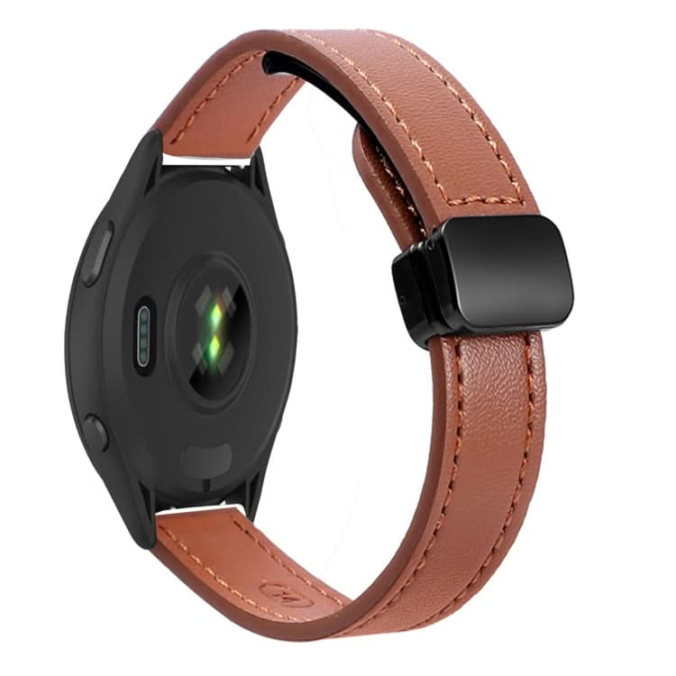 22mm Slim Magnetic Buckle Microfiber Leather Watch Band, Series 1