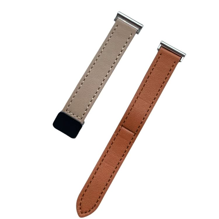 22mm Slim Magnetic Buckle Microfiber Leather Watch Band, Series 1-Reluova