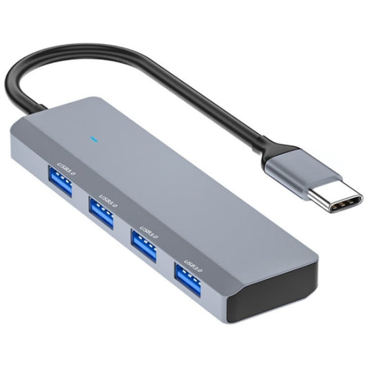 ADS-305C Aluminum Alloy Type-C to 4-Ports USB3.0 USB HUB Laptop Phone Adapter Splitter My Store