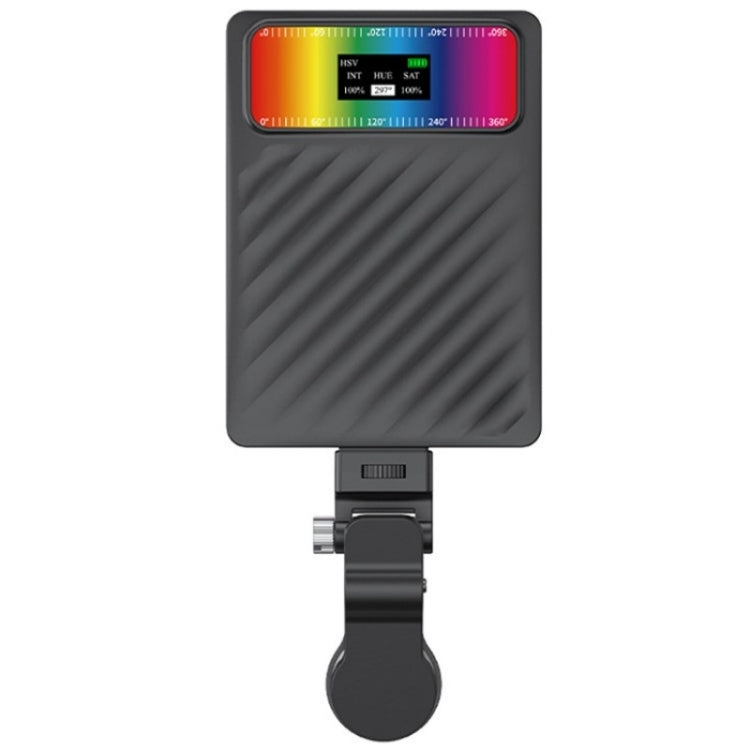 V16R Wth OLED Screen 24 Effects RGB Light Pocket Fill Light for Mobile Phone / Tablet / Laptop Reluova