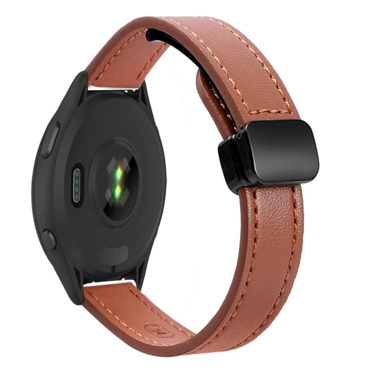 18mm Slim Magnetic Buckle Microfiber Leather Watch Band, Series 1