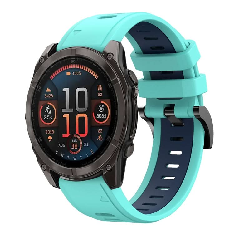 Sports Two Color 22mm Silicone Watch Band, Series 3