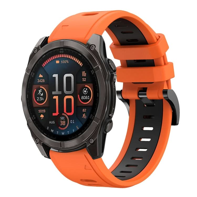 Sports Two Color 22mm Silicone Watch Band, Series 3