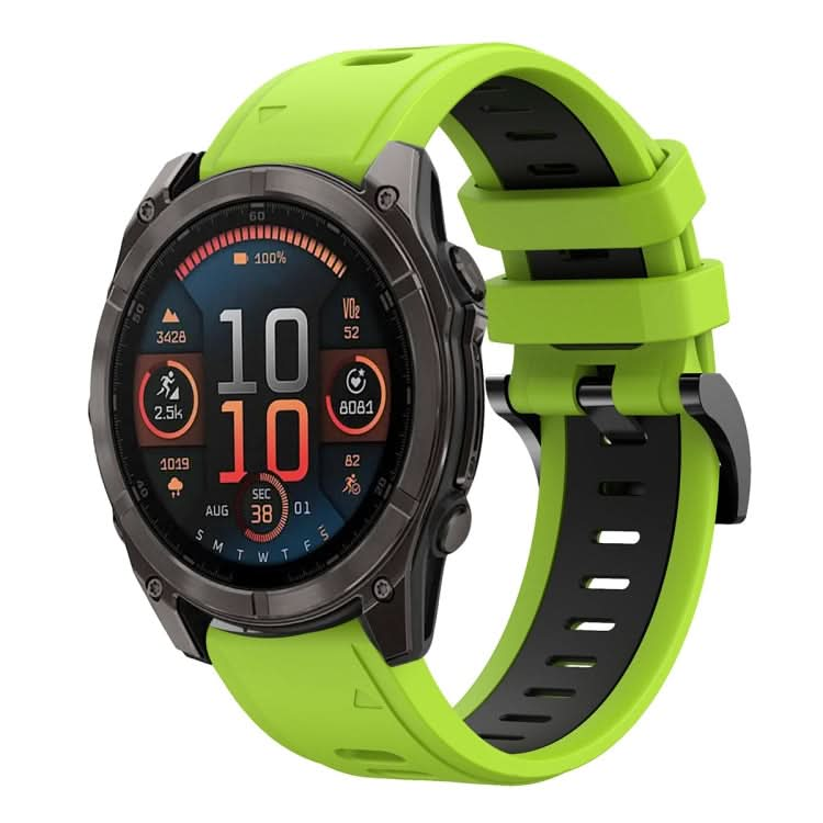 Sports Two Color 22mm Silicone Watch Band, Series 3