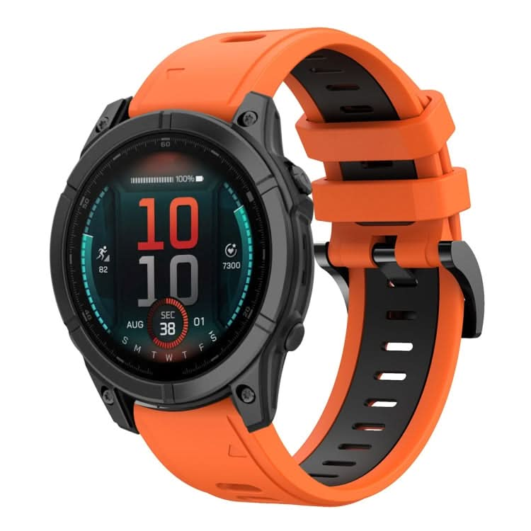 Sports Two Color 22mm Silicone Watch Band, Series 1