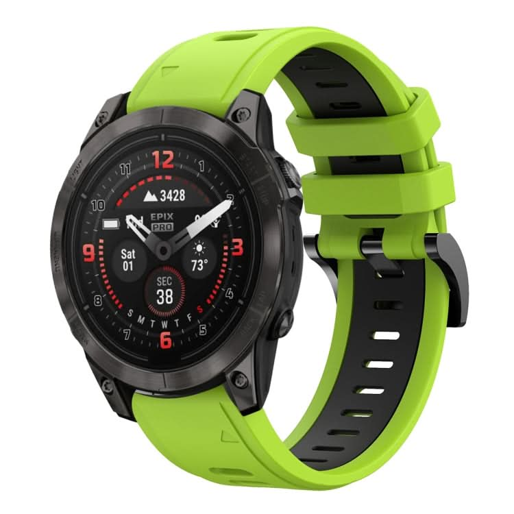 Sports Two Color 22mm Silicone Watch Band, Series 4