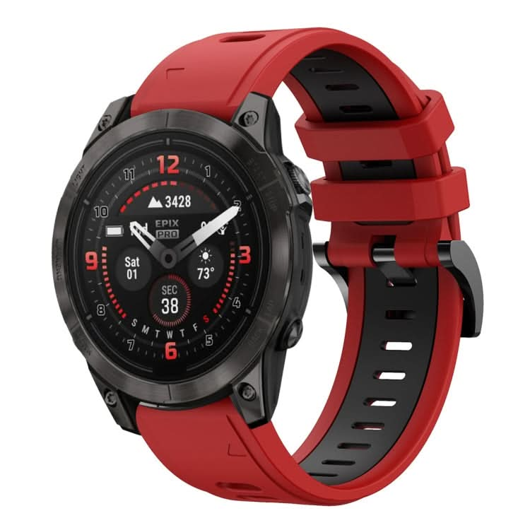 Sports Two Color 26mm Silicone Watch Band, Series 3