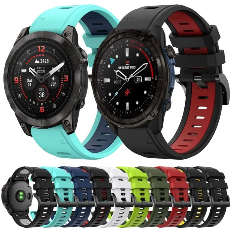 Sports Two Color 26mm Silicone Watch Band, Series 1