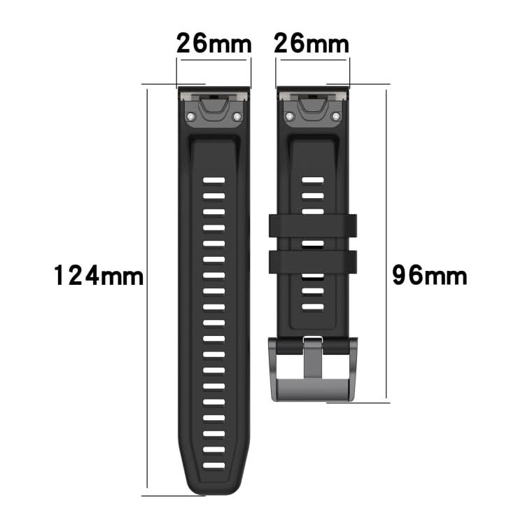 Sports Two Color 26mm Silicone Watch Band, Series 1