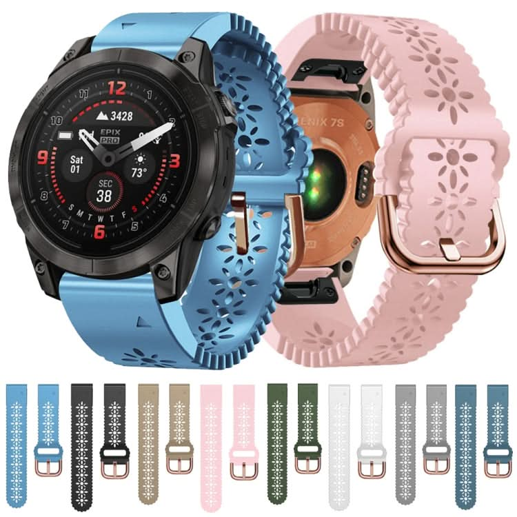 Lace Breathable 20mm Silicone Watch Band, Series 1