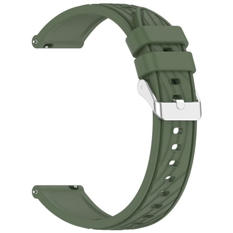 Stripe Texture Silicone 20mm Watch Band, Series 6