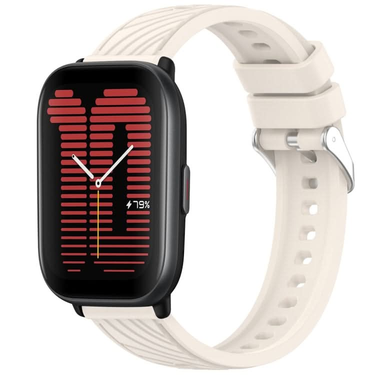 Stripe Texture 20mm Silicone Watch Band, Series 2