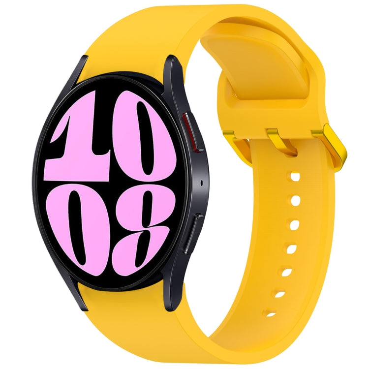 Solid Color Colorful Buckle Quick Release Silicone Watch Band, Series 1