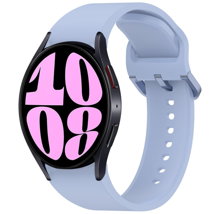 Solid Color Colorful Buckle Quick Release Silicone Watch Band, Series 4