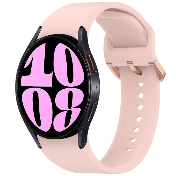 Solid Color Colorful Buckle Quick Release Silicone Watch Band, Series 4