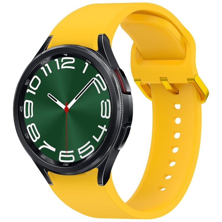 Solid Color Colorful Buckle Quick Release Silicone Watch Band, Series 3