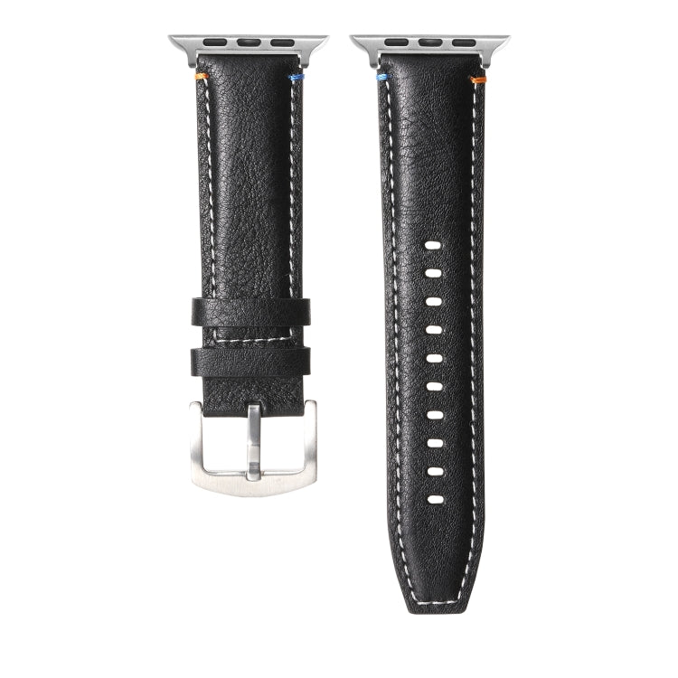 Stitched Genuine Leather Watch Band My Store