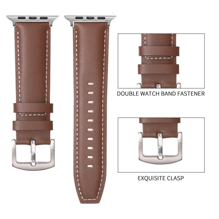 Plain Genuine Leather Watch Band My Store