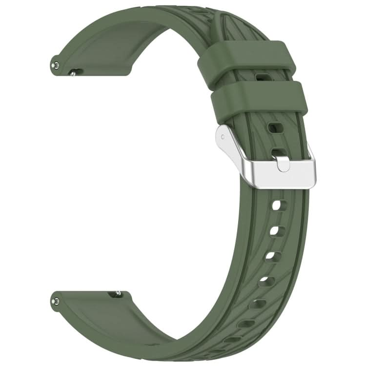 Line Texture Quick Release Silicone Watch Band