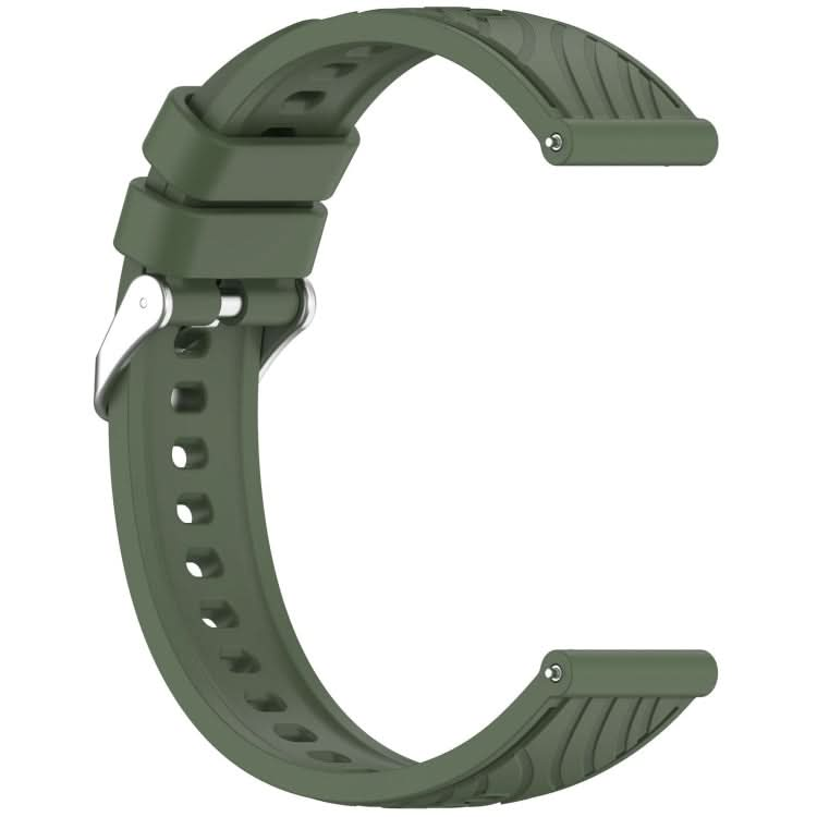 Line Texture Quick Release Silicone Watch Band